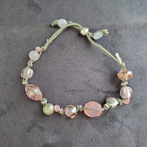 Pink Beaded Bracelet